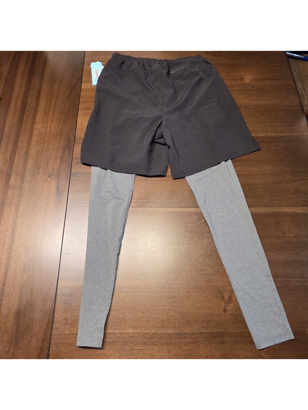 NWT MTA Sport Men's 2-in-1 Active Shorts with Integrated Compression Tights